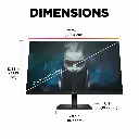 HPOpen Box OMEN 60.5 cm (23.8) FHD 165Hz Gaming Monitor - OMEN 24